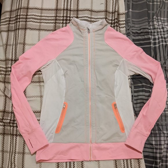 lululemon athletica Other - Lululemon " beach runner"pink and grey jacket